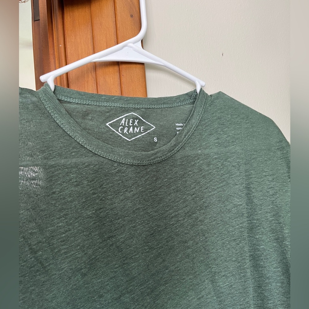 NWT alex crane linen tee